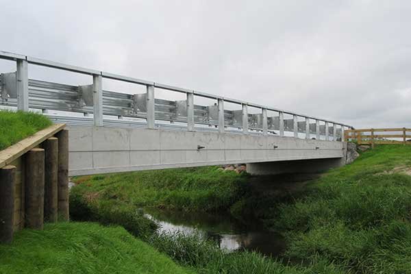Mahuta Road North Bridge No. 2, completed
